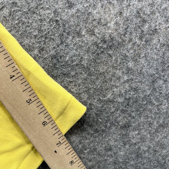 Ralph Lauren Shirt Women Large Ladies Yellow V Neck Sport Pony Preppy - Picture 7 of 11